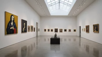 Et moderne kunstmuseum med en samling av avantgardistiske kunstverk.