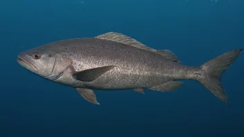 Et bilde av en skipshugg, en stor og kraftig fisk som finnes i norske farvann.