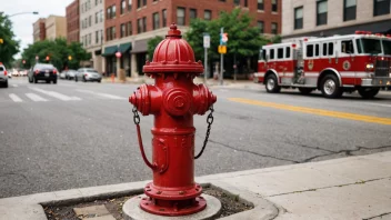 En brannhydrant er en viktig del av brannsikkerheten i en by eller et område.