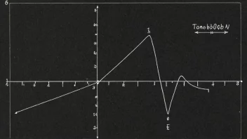 En illustrasjon av et matematisk funksjonsutfall, med en graf og ligninger i bakgrunnen.