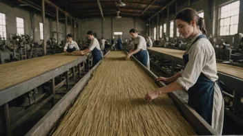 En fabrikk eller en person som produserer lind