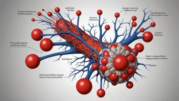 En illustrasjon av kininets, en klasse av biologisk aktive peptider.