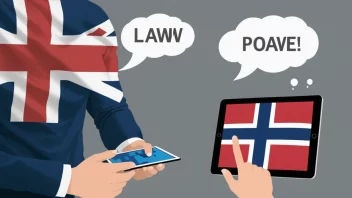 En illustrasjon av en person som tenker på integreringsregler i Norge.