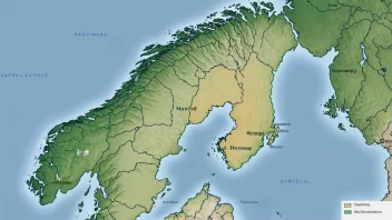 Et kart over Norge delt inn i regioner, hver representert av et lokalsykehusdistrikt.