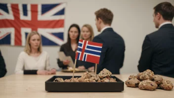 Et bilde som representerer begrepet utvelging eller filtrering, med en touch av norsk kultur.