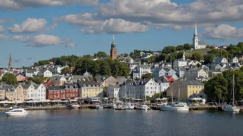 Arendal, en by i Norge, kjent for sin historiske betydning og kystkultur.