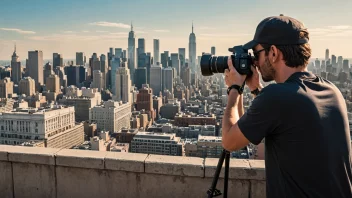 En paparazzi-fotograf tar et bilde av en kjendis.