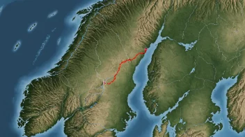 Et kart over Norge med Sør-Trøndelag markert