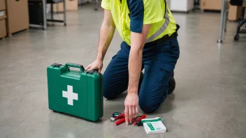 Et bilde som representerer arbeidsplassens sikkerhet og helsesikkerhet.