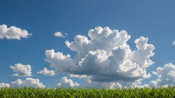 En vakker sommardag med en strålende sol