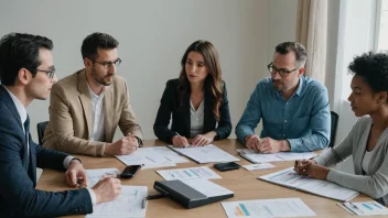 Et møte i en arbeidstidskomité for å koordinere arbeidstidene.