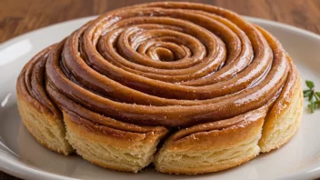 En deilig norsk kanelbulle.