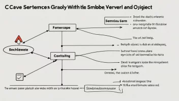 Et sætningsdiagram som viser komponentene i en sætning