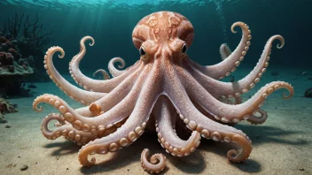 En fargerik illustrasjon av en cephalopod, som viser dens unike egenskaper og evner.