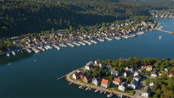 Drøbak, en sjarmerende norsk by med rik historie og naturskjønnhet.