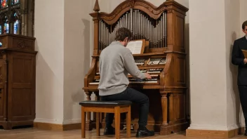 En orgelkrakk er en type krakk eller stol som brukes av organister når de spiller orgel. Den er designet for å gi komfort og riktig høyde for å nå de ulike tastene på instrumentet.