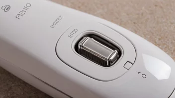 En epilator, en liten elektronisk enhet brukt for hårfjerning