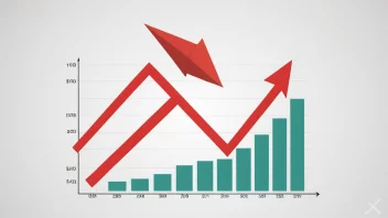 Et bilde som representerer konseptet inntektsopptjening gjennom finansielle diagram.