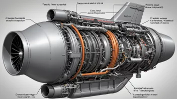 En turbojetmotor er en type flymotor som bruker en turbine til å generere kraft.