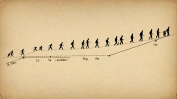 Et diagram som viser en avstamningslinje med flere generasjoner