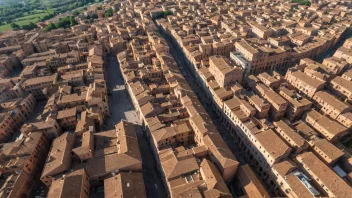 Ferraras historiske sentrum, med sin velbevarte middelalderarkitektur og sjarmerende gater.