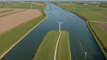 En vindkanal, også kjent som en vindtunnel, er en passasje som leder vinden, ofte brukt i forbindelse med møller eller vindturbiner.