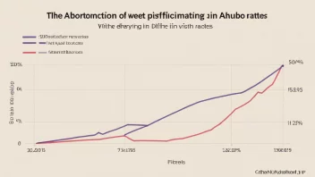 Graf som viser abortrate i ulike land