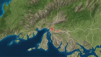 Et kart over Norge med et fremhevet område som representerer et 'eieområde'.