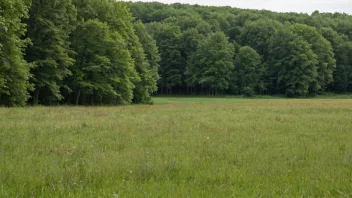 Et skogsbryn med en blanding av trær og åpent landskap.