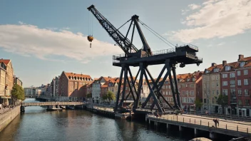 En kranbrygge er en type brygge som brukes til å løfte og flytte tunge laster.