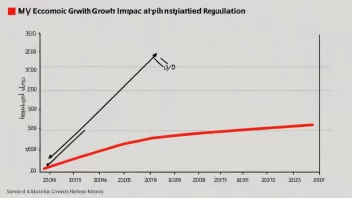 En graf som viser hvordan økonomiregulering påvirker økonomisk vekst og stabilitet.