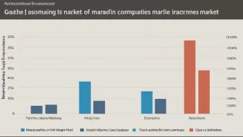 En graf som viser markedsandelen til ulike selskaper i bensinmarkedet