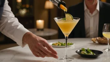 En deilig og forfriskende cocktail som serveres som en forrettsdrink før middagen