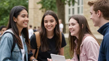 En gruppe studenter fra samme studieår.