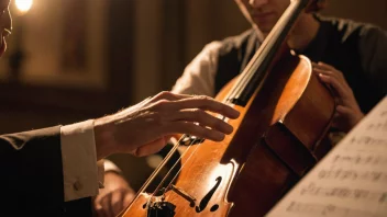 En cellists hender spiller en celloetude, med fokus på det intrikate fingerarbeidet og det ekspressive bogstrøket.