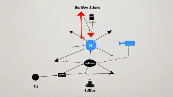 En datanettverk med en bufferzone