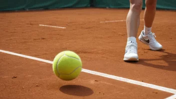 En person som bruker et racket til å slå en ball i en sport.