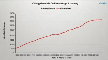En graf som viser effekten av en endring i lønnsnivået på økonomien