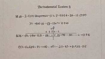 Et bilde som illustrerer desimaldeler i matematikk