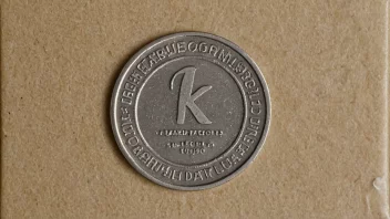 En prismerke på en vare med en norsk kroner-symbol, som indikerer prisen eller verdien av varen