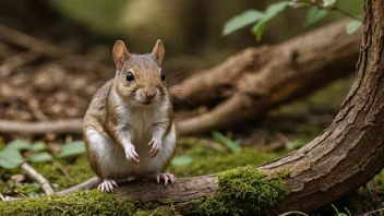 Et rødert i sin naturlige habitat.