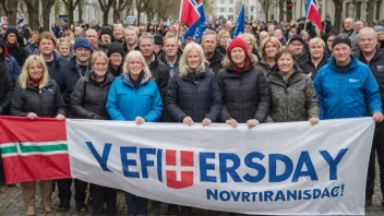 En gruppe mennesker deltar i en velferdsdag-hendelse.