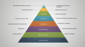 En pyramide med ulike lag, hvor hvert lag representerer en annen sosioøkonomisk klasse, med det største laget nederst og det minste øverst.