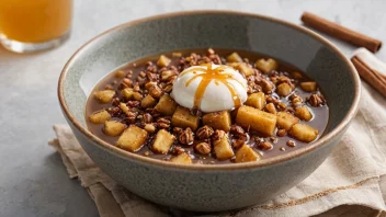 En deilig og tradisjonell norsk dessert laget med risgrøt, melk, sukker og krydder.