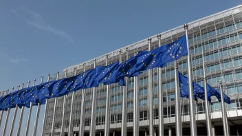 Et bilde av Den europeiske unions hovedkvarter i Brussel, som symboliserer sentrum for EU-politikk.