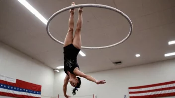 En gymnastikkring er en sirkelformet del av utstyret som brukes i gymnastikk for å utføre forskjellige øvelser.