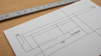 Et bilde som illustrerer begrepet tykkelsesforhold, eller forholdet mellom tykkelsen av et materiale eller en overflate og andre dimensjoner.