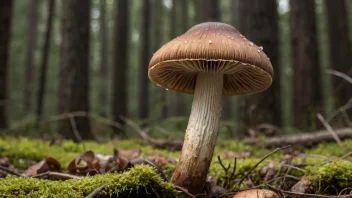 Et bilde av Cortinarius-soppen, som viser dens særlige kjennetegn.