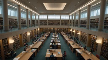 Et bibliotek er et sted hvor mennesker kan få tilgang til en stor samling av bøker, ressurser og kunnskap.