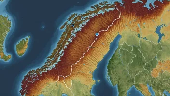 Et kart som viser mobildekning i Norge